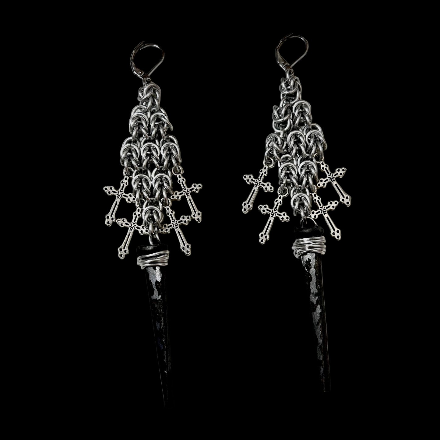 'Lionel' Chainmail Earrings