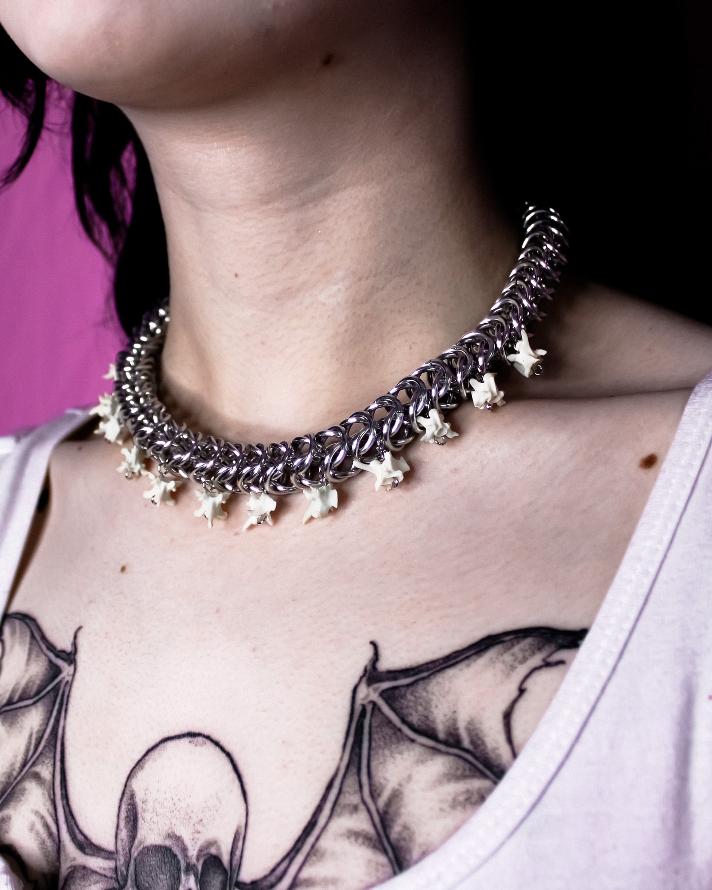 Serpent Chainmail Necklace