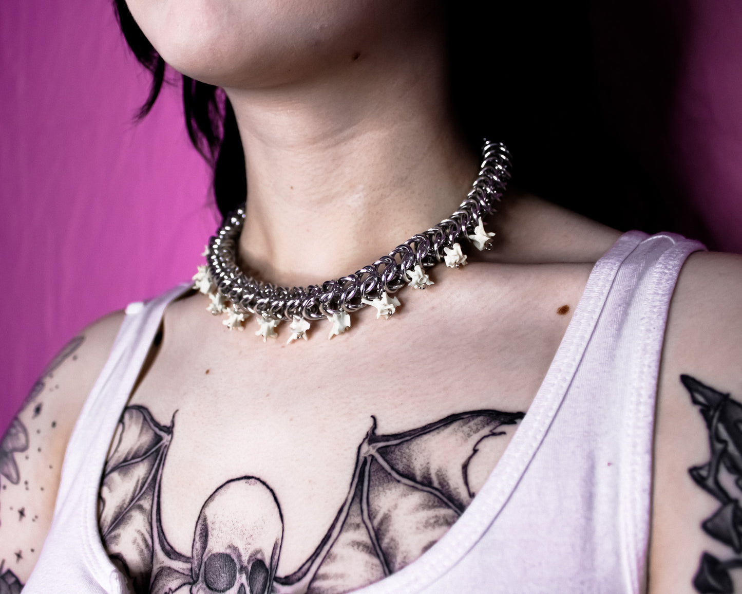 Serpent Chainmail Necklace