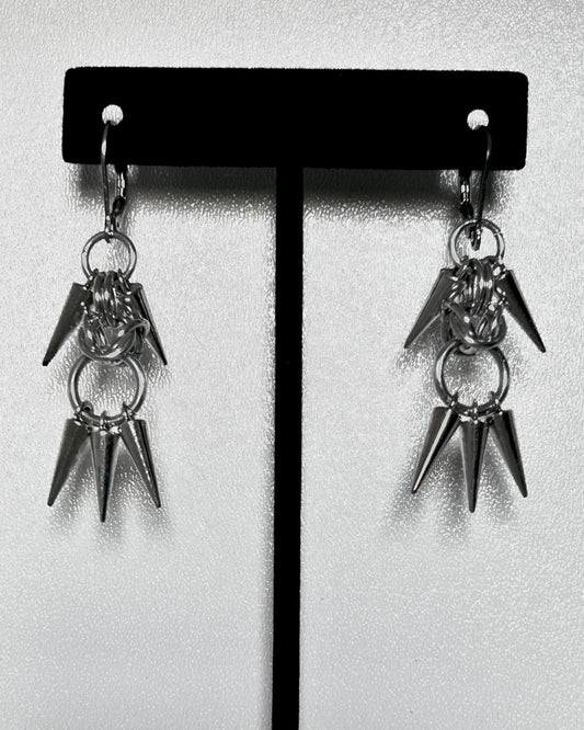 Coryn Chainmail Earrings