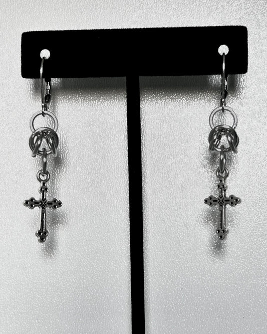 Charity Chainmail Earrings