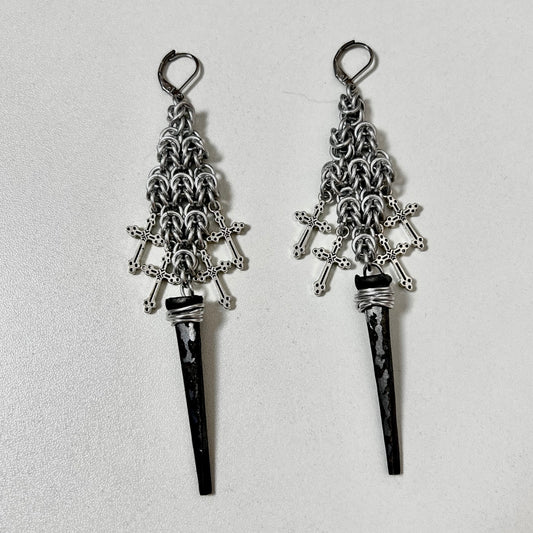 'Lionel' Chainmail Earrings