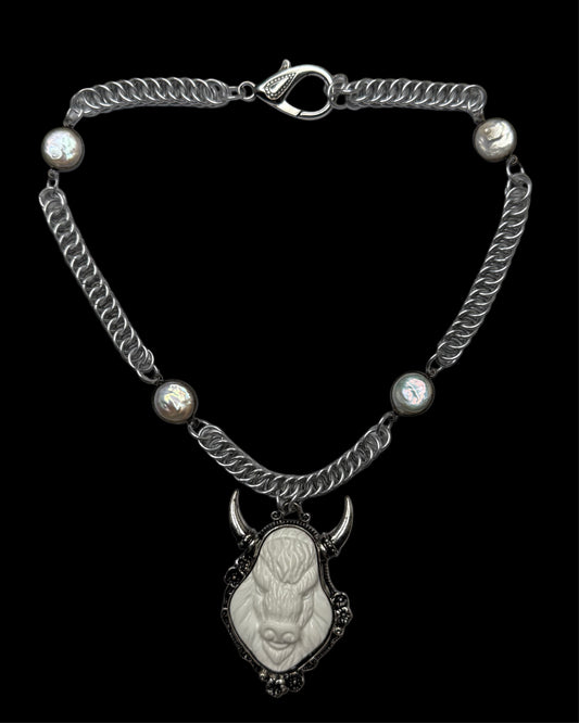 'Dust Devil' Chainmail Necklace