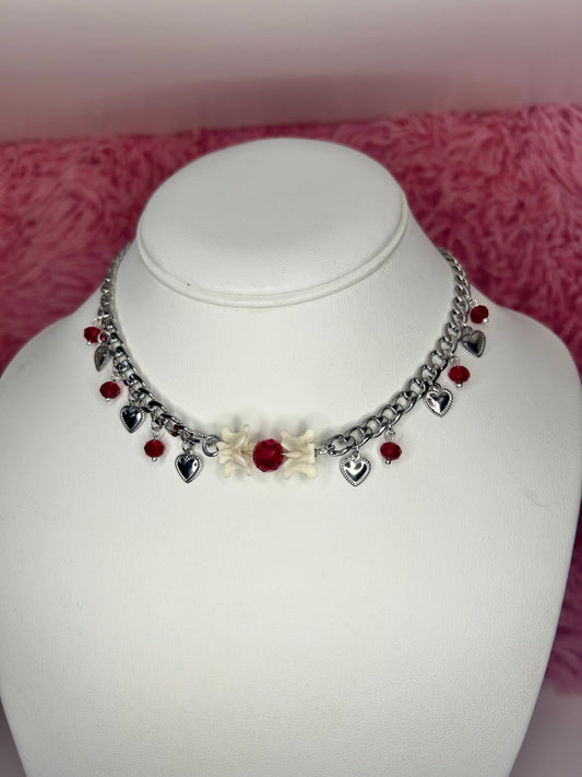 'Mila' Necklace Red