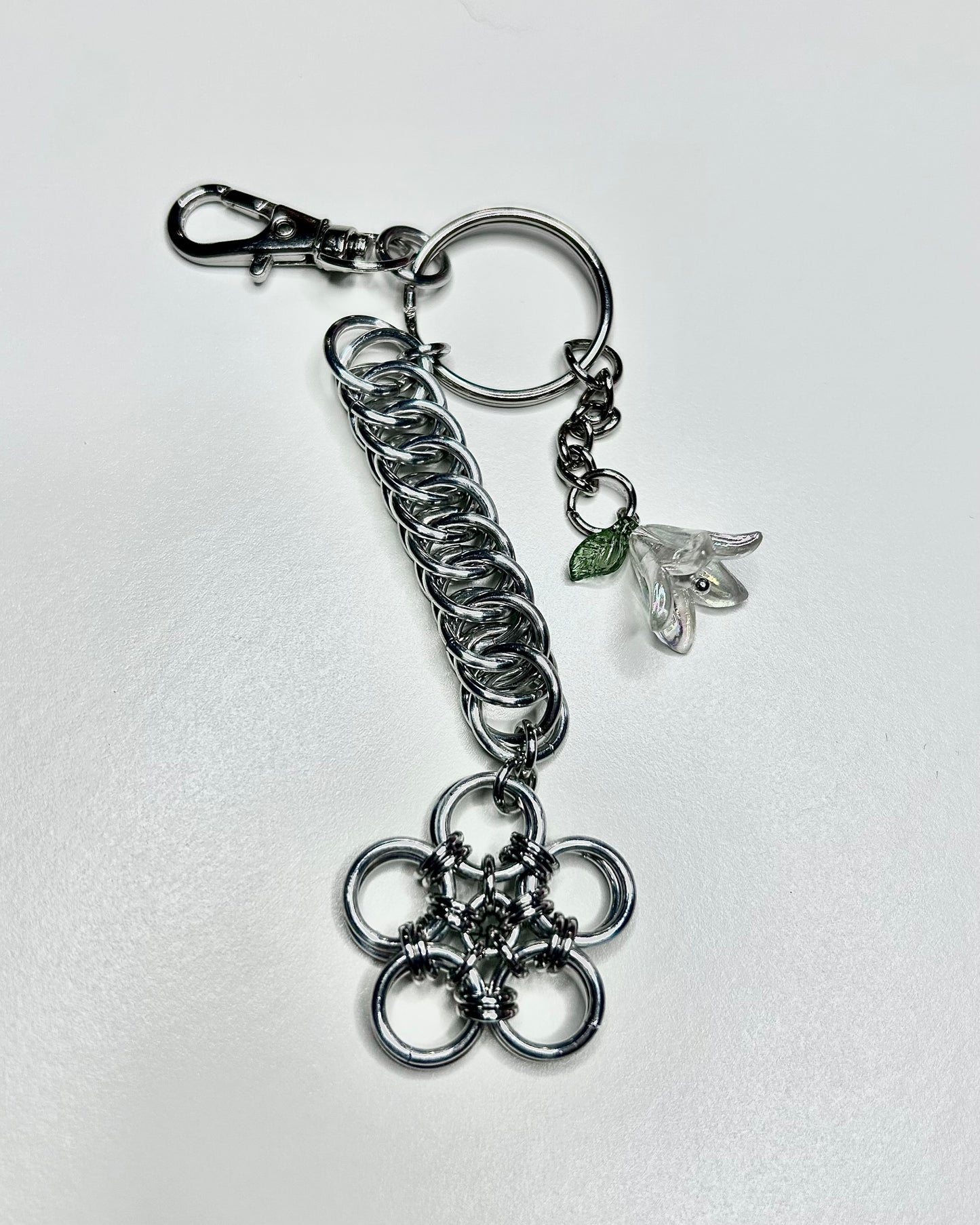 flower Chainmail Keychain