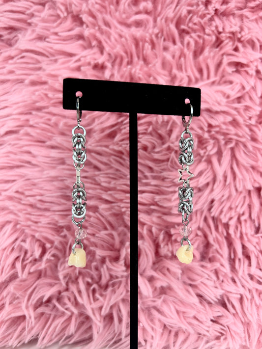 'Penelope' chainmail earrings