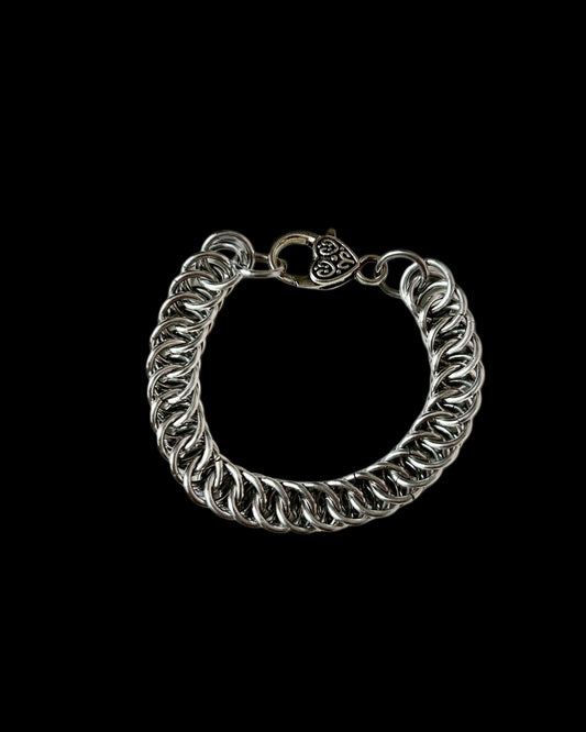 Large Woven Chainmail Bracelet
