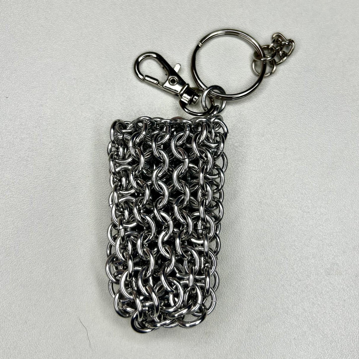 Chainmail Lighter Holder Keychain