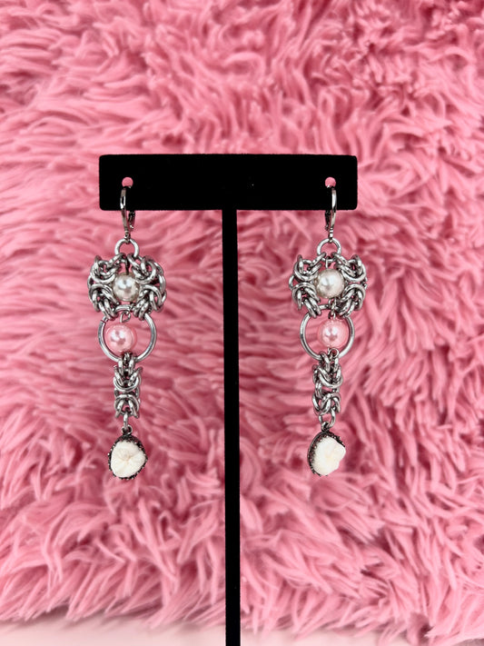 'Adelaide' Chainmail earrings