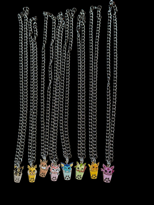Eeeveelution Boba Necklaces
