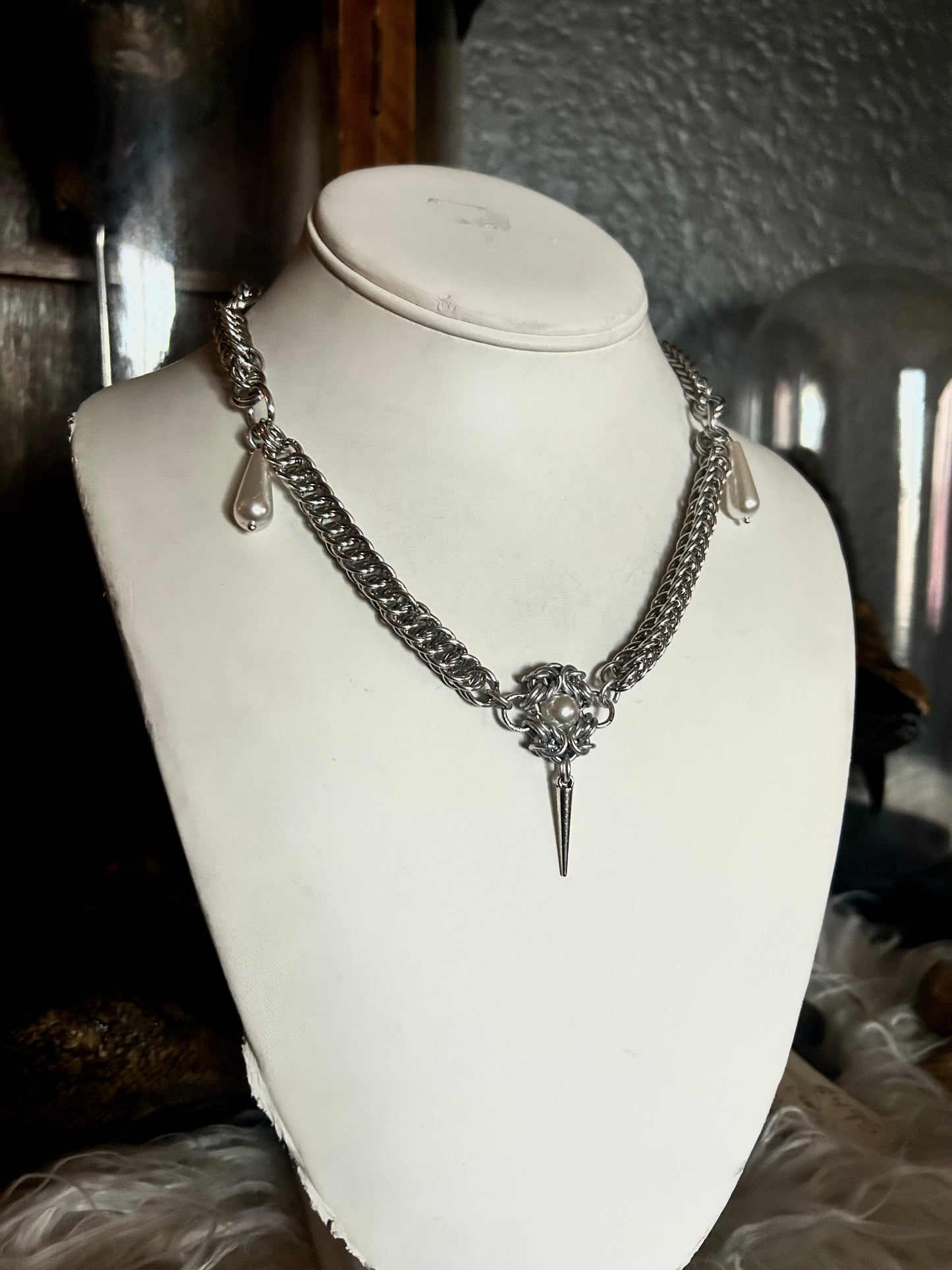 Asher Chainmail Necklace