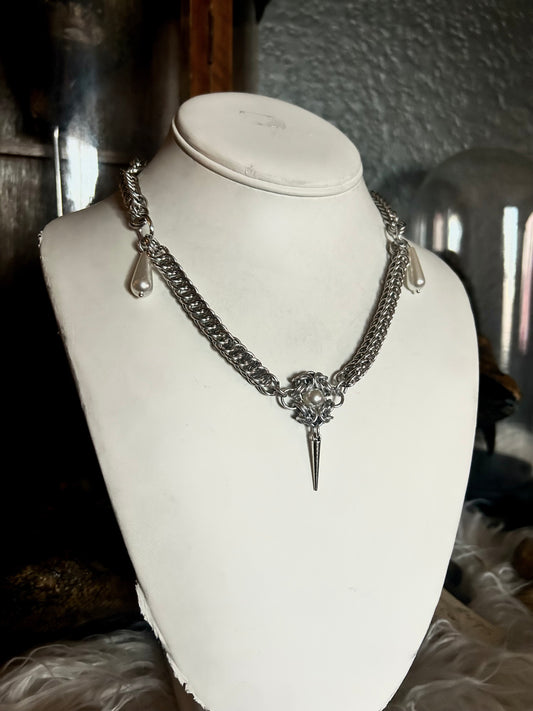 Asher Chainmail Necklace