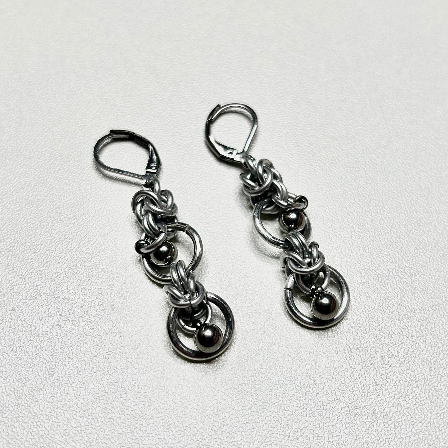 ‘Mavis’ Chainmail Earrings