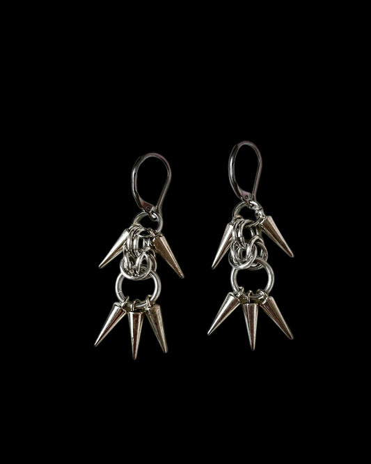 Coryn Chainmail Earrings