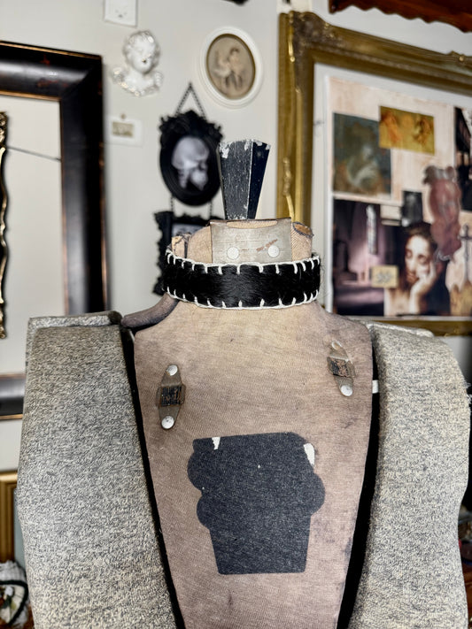 'Dust Storm' Cowhide Choker