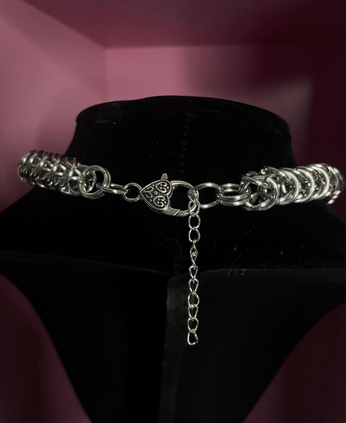 Sacred Serpent Chainmail Necklace (cross style 2)
